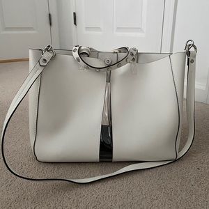 White Zara bag